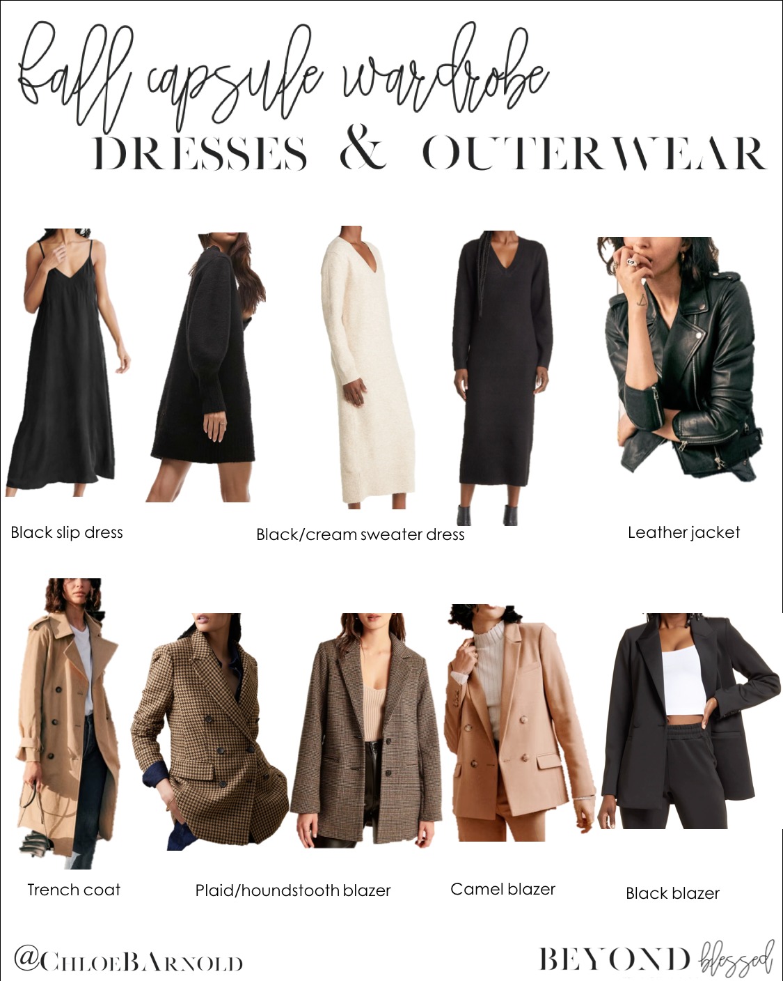 30 Essentials for the Perfect Fall Capsule Wardrobe - beyond blessed